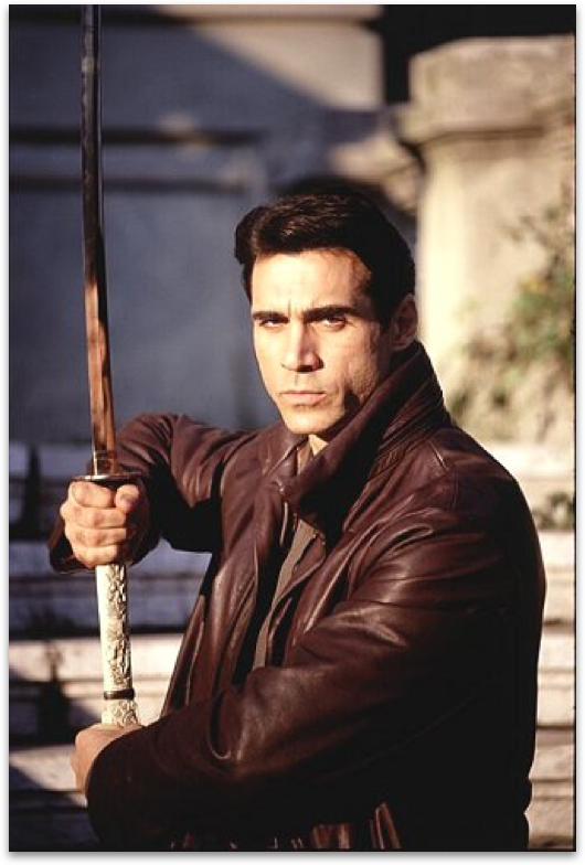 Photo of the main character from the TV show Highlander